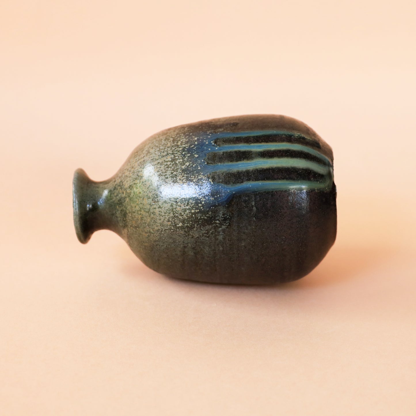 西表焼青烽窯 徳利(NATURAL✖︎EMERALD)