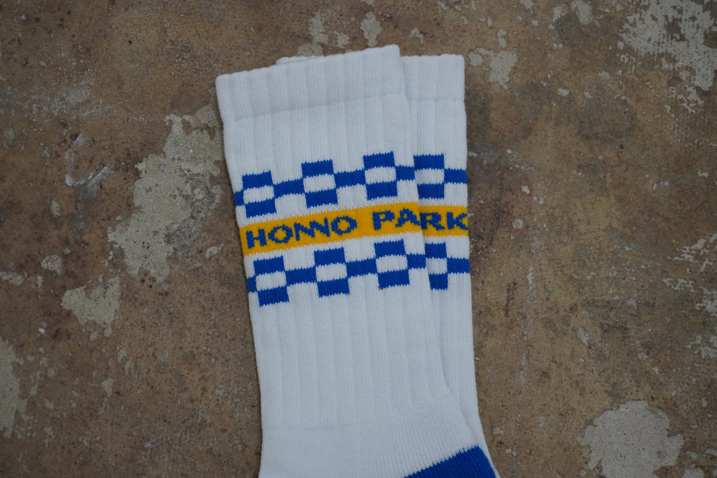BRAIN SOCKS(WHITE×BLUE)