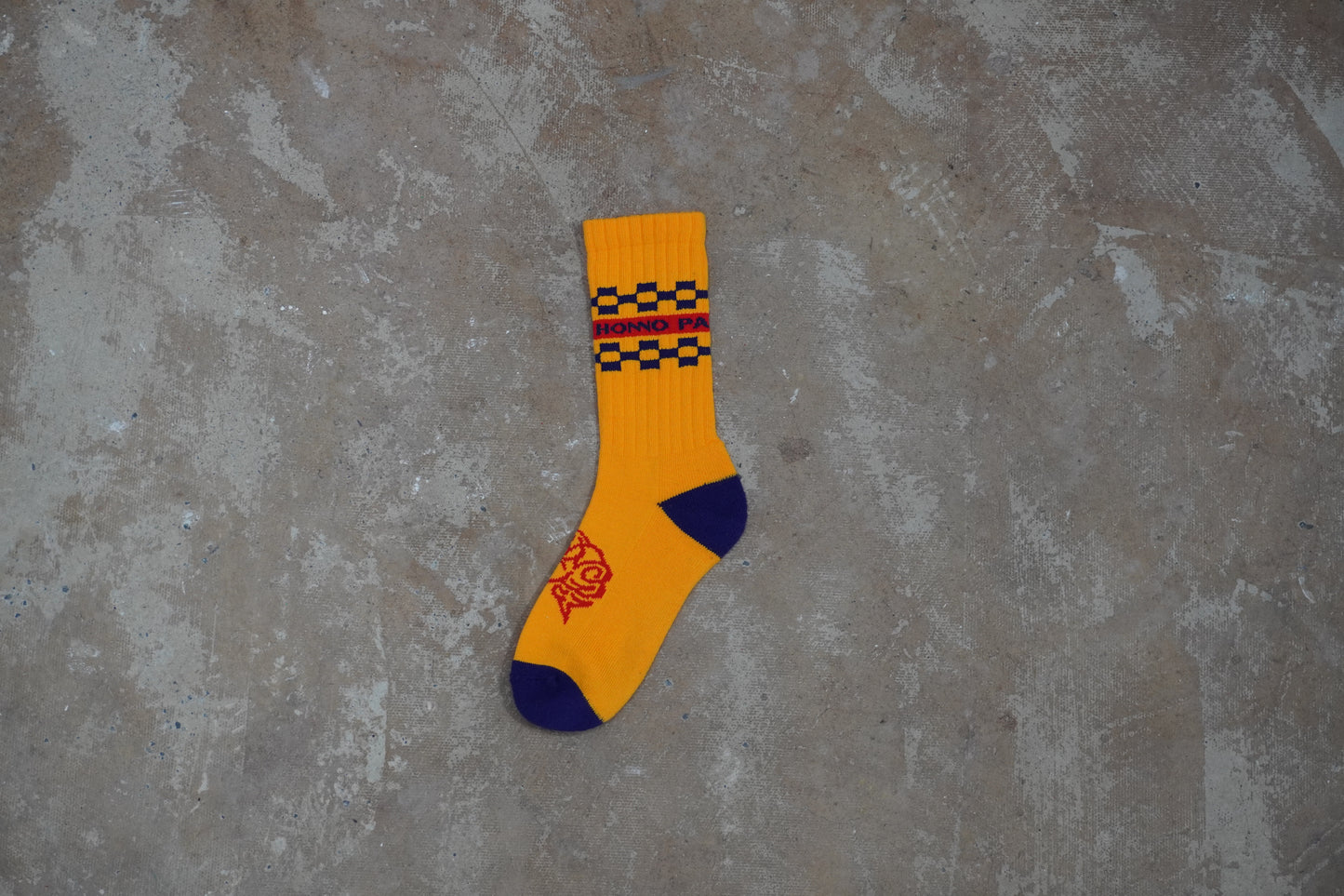 BRAIN SOCKS(ORANGE×PURPLE)