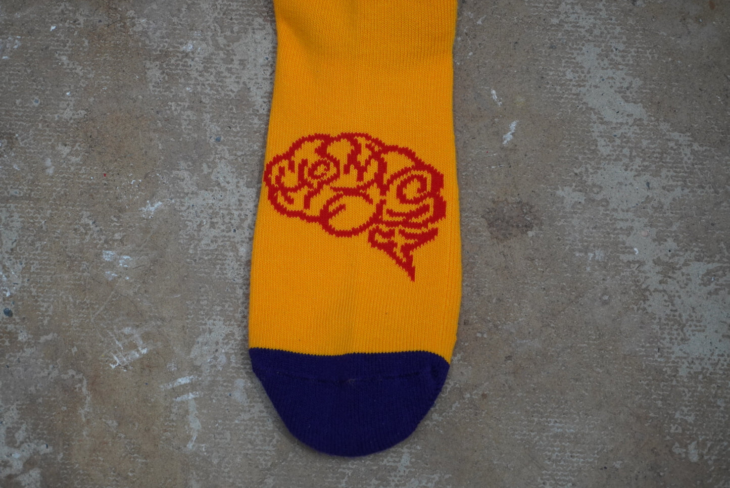 BRAIN SOCKS(ORANGE×PURPLE)