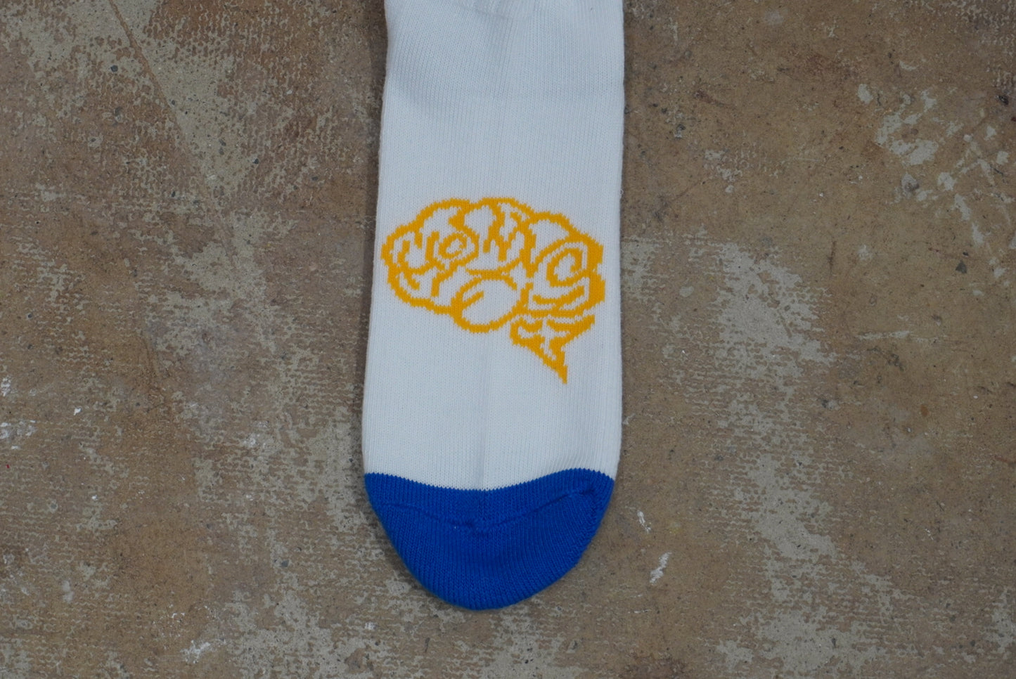 BRAIN SOCKS(WHITE×BLUE)