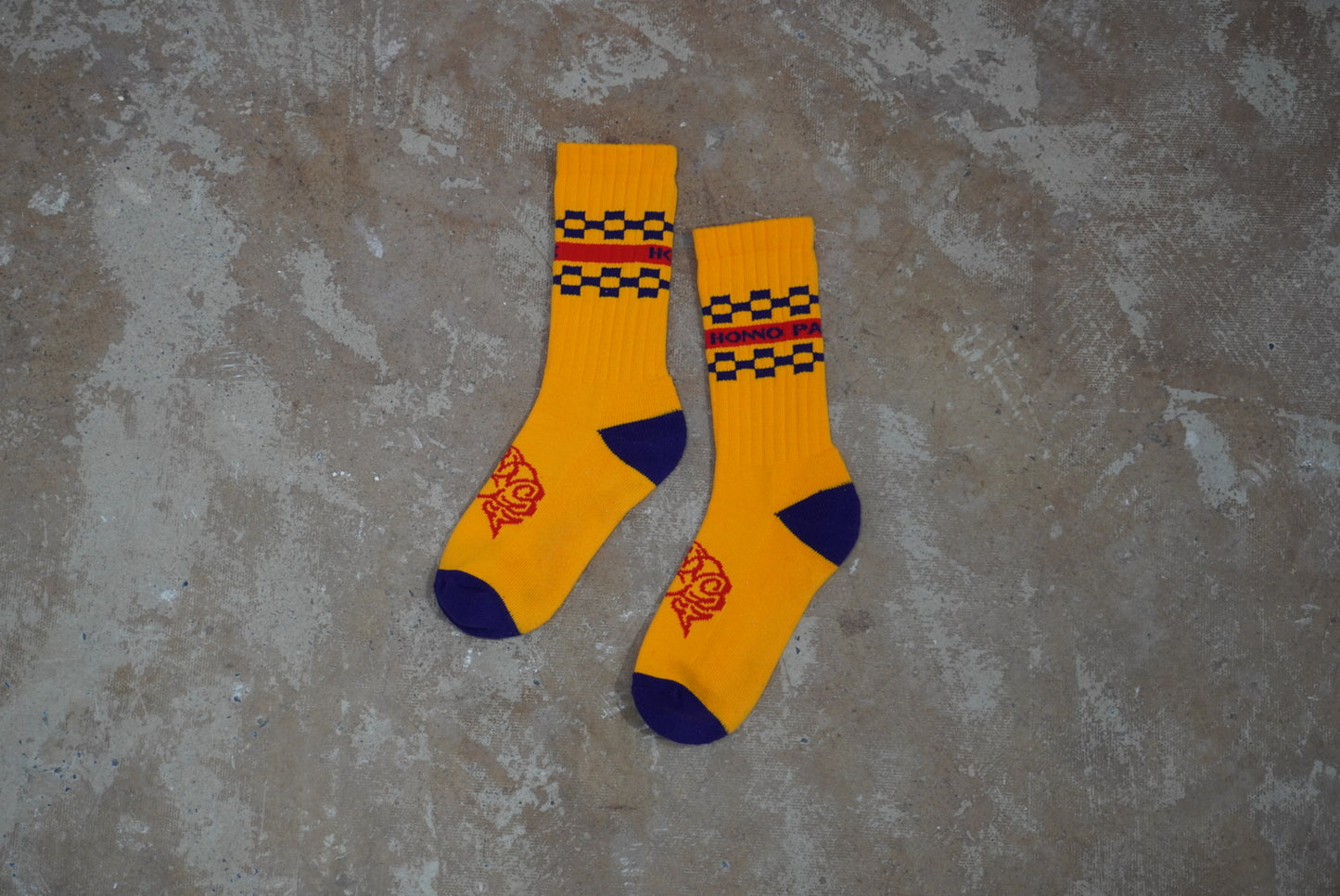 BRAIN SOCKS(ORANGE×PURPLE)