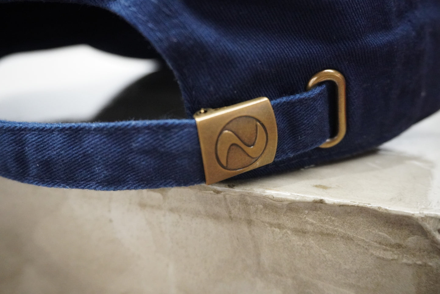 OLOA MESSAGE 6-PANEL CAP(NAVY)