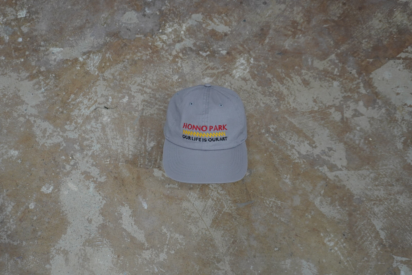 OLOA MESSAGE 6-PANEL CAP(CONKRETE)