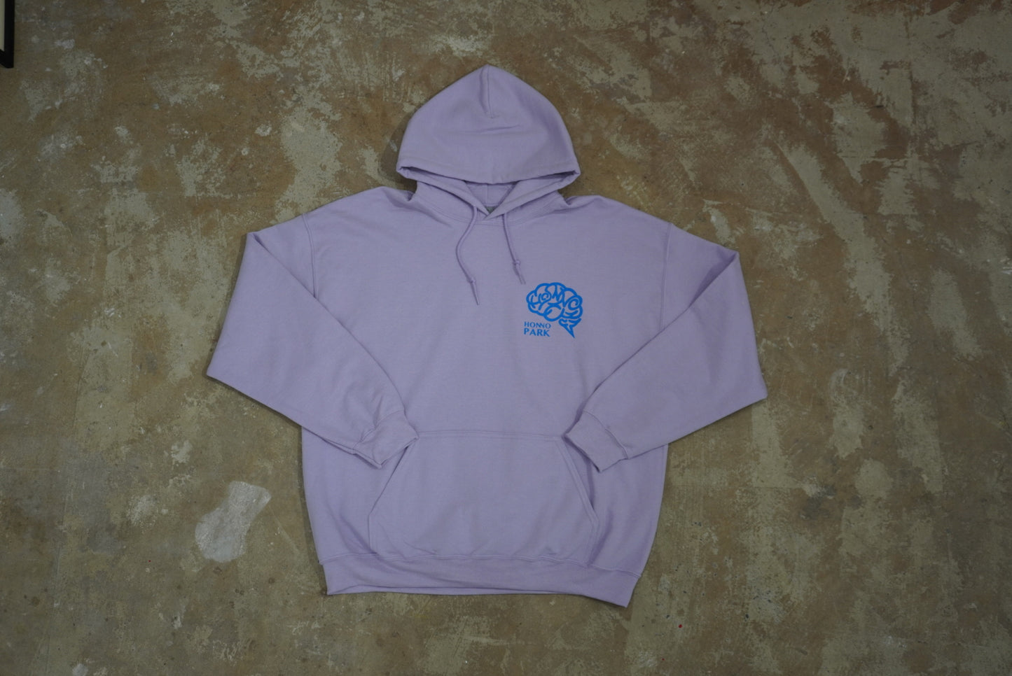 HONNO PARK NEVER HIDE PRINT HOODIE(OAKID)