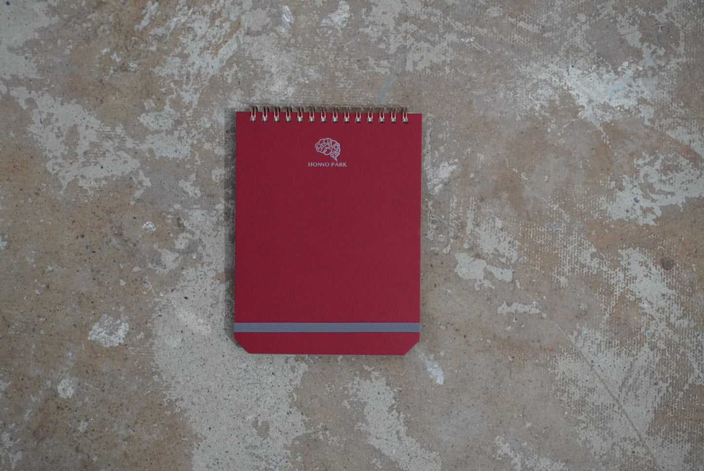 RUBBER BAND DOUBLE RING NOTE(ROUGE)