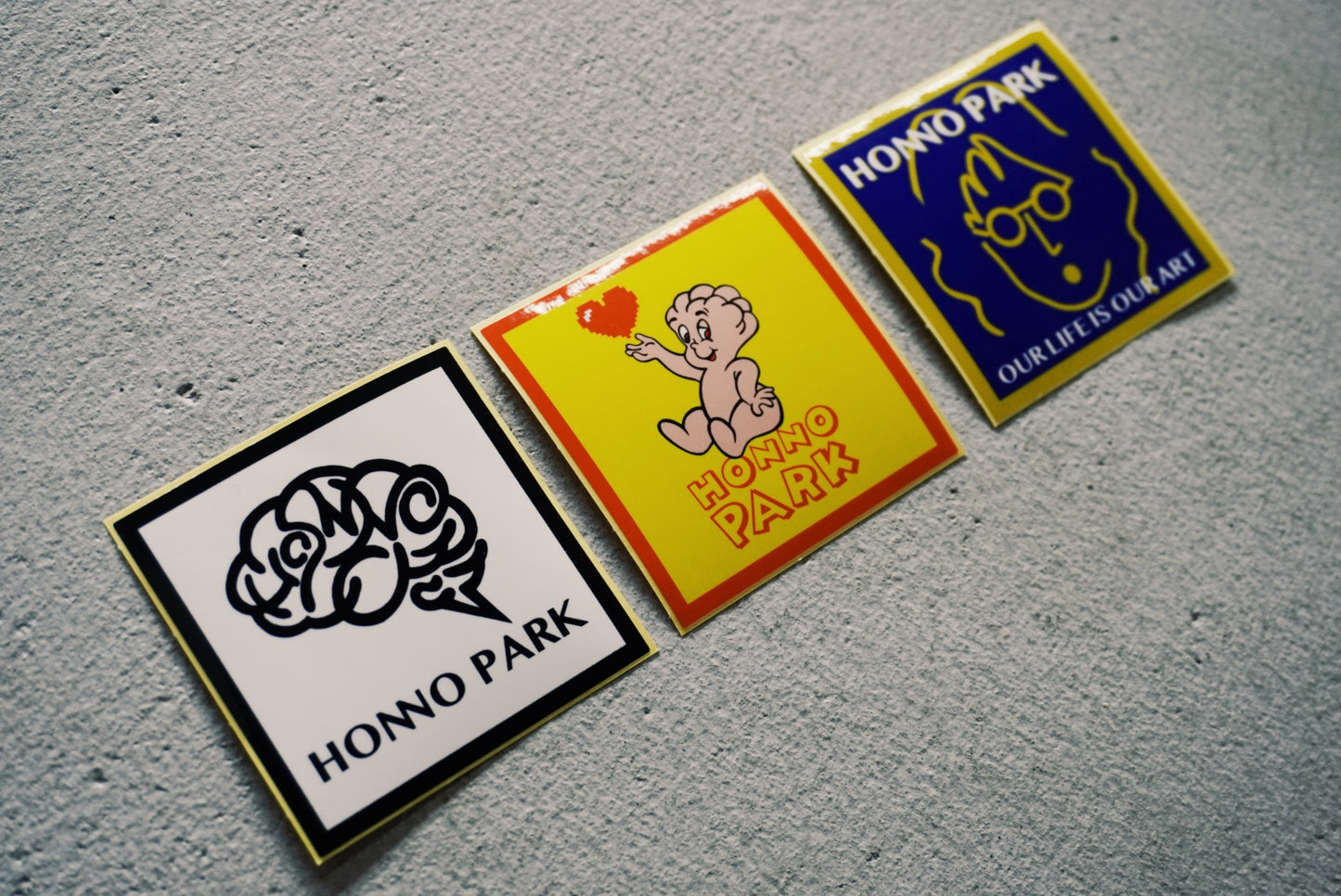 HONNO PARK オリジナルステッカーセット