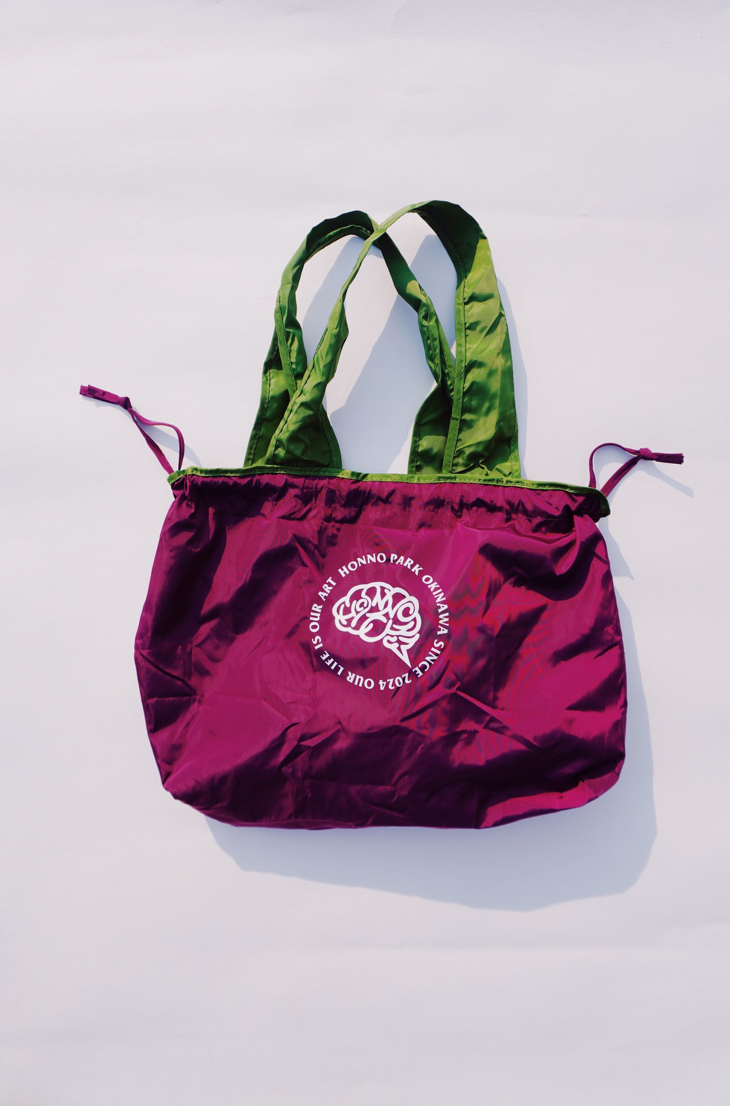 HP COMPACT MARCHE TOTE(M)PURPLE×GREEN