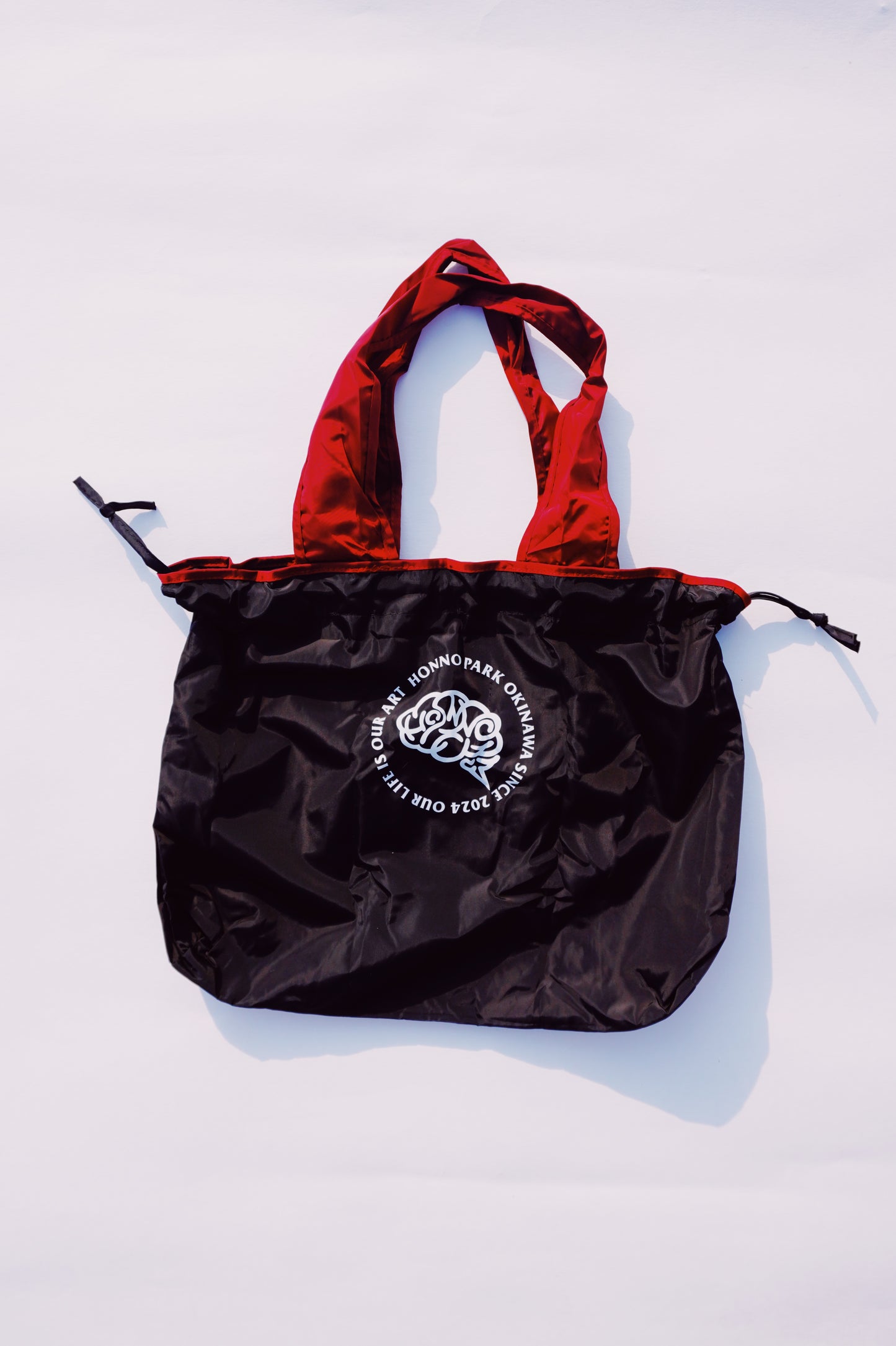 HP COMPACT MARCHE TOTE(M)BLACK×WINE