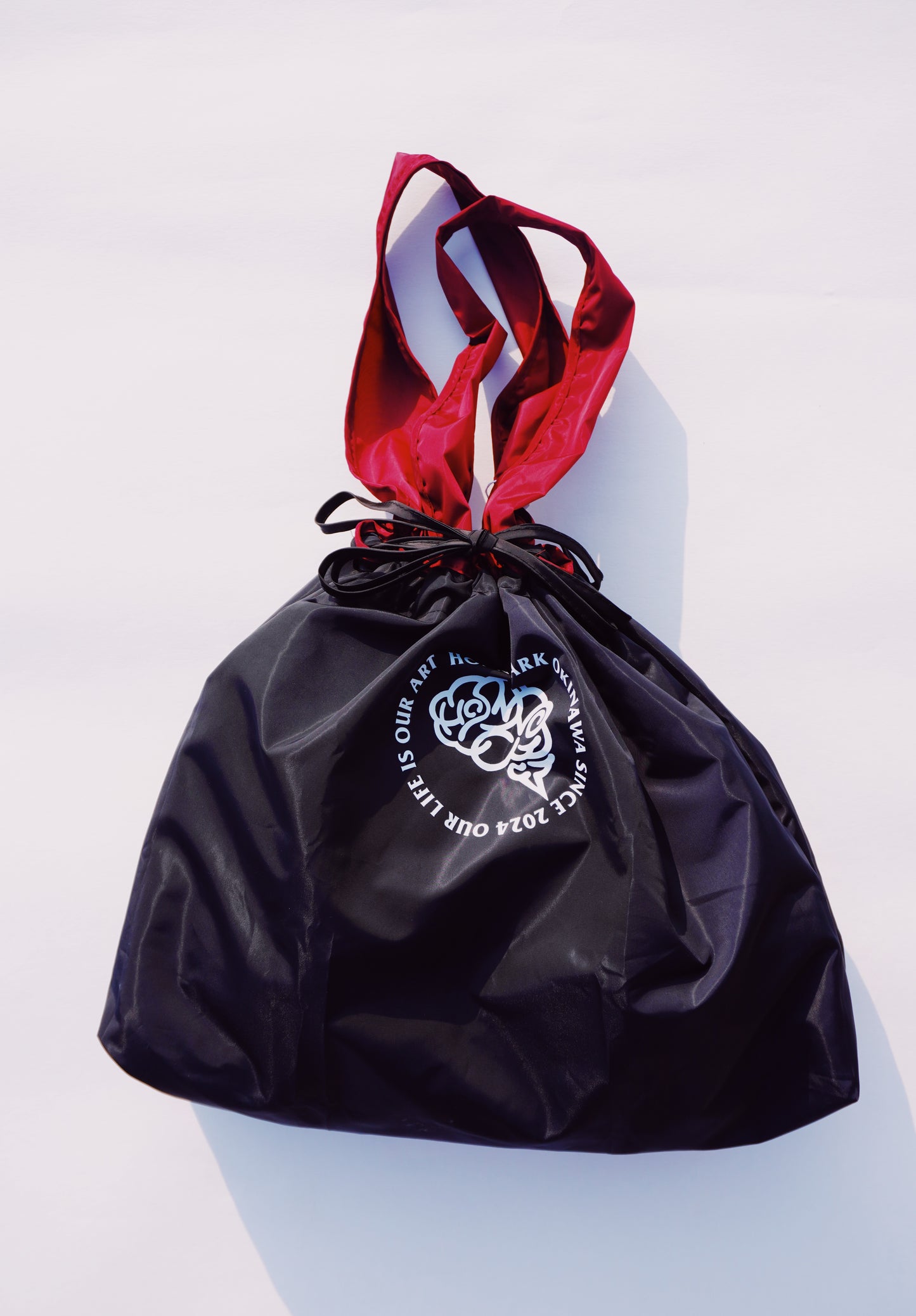HP COMPACT MARCHE TOTE(L)BLACK×WINE