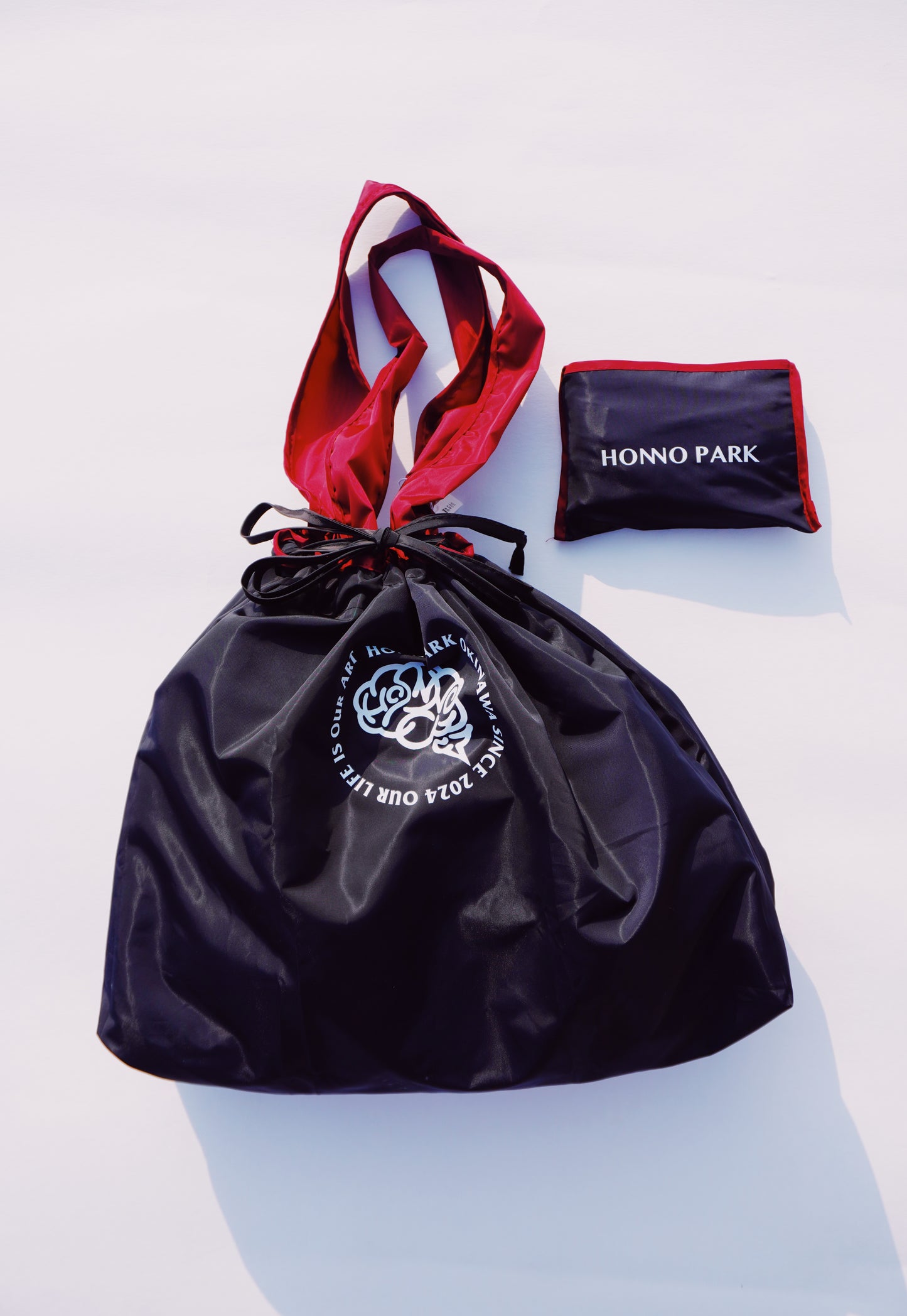 HP COMPACT MARCHE TOTE(L)BLACK×WINE