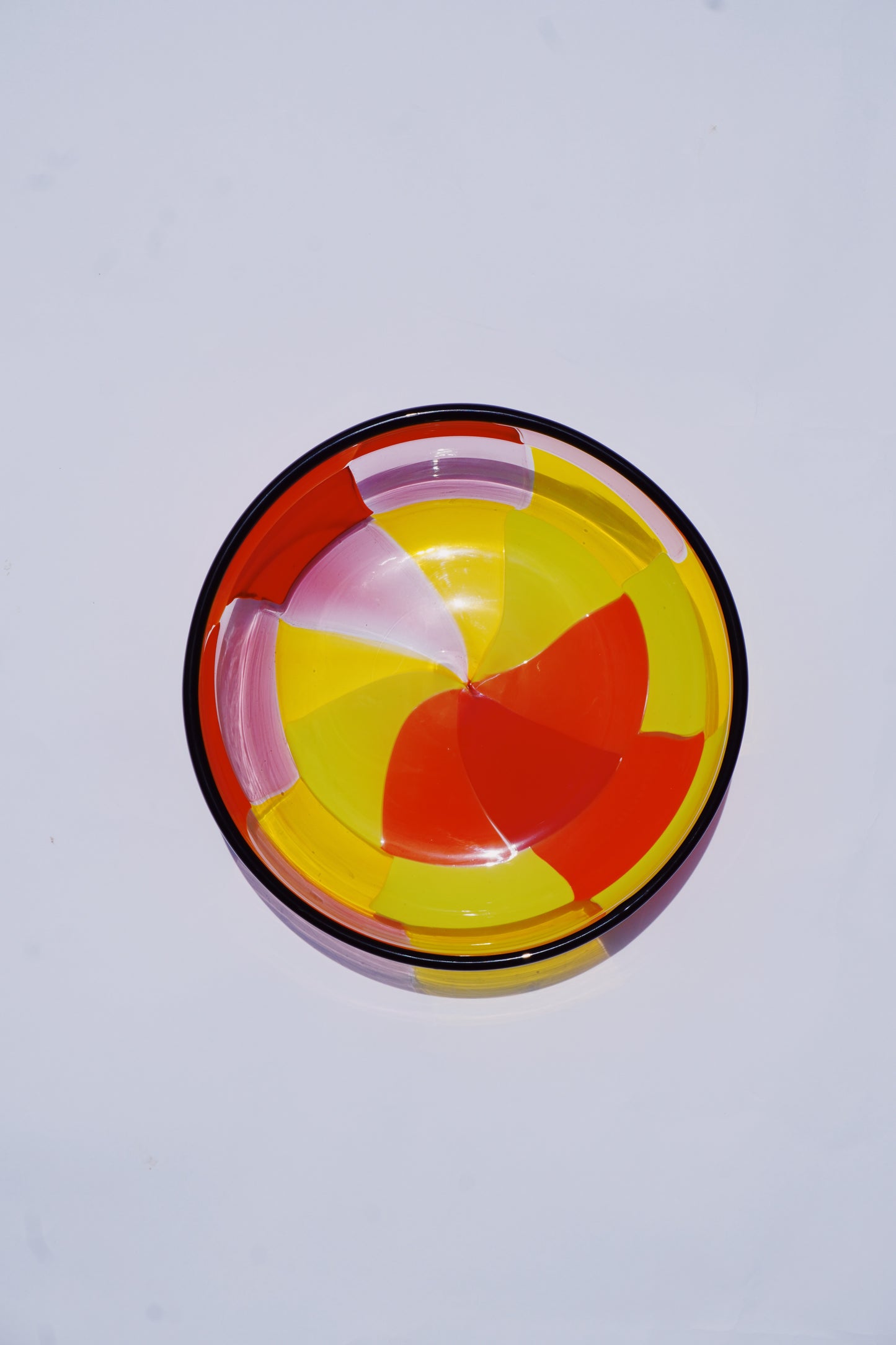 Mitchell Noah-R/Y/O CHECKER BOWL(GLASS)