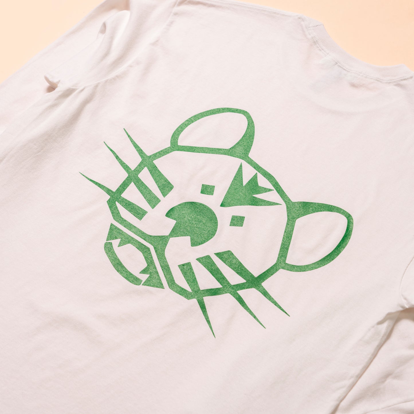 IRIOMOTTE WILDCAT LOGO L/S Tee(WHITE)