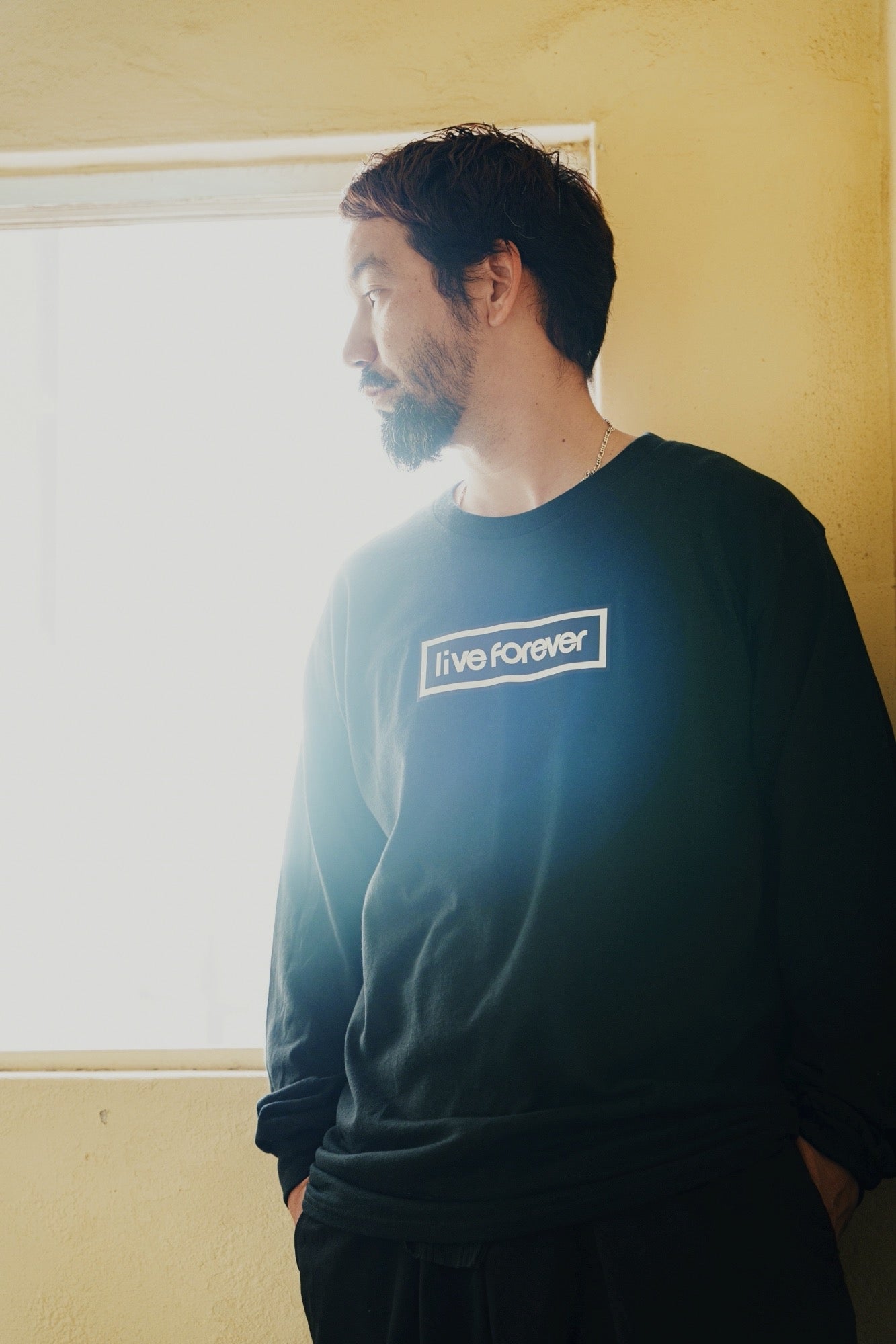 HISTORY L/S Tee(BLACK)