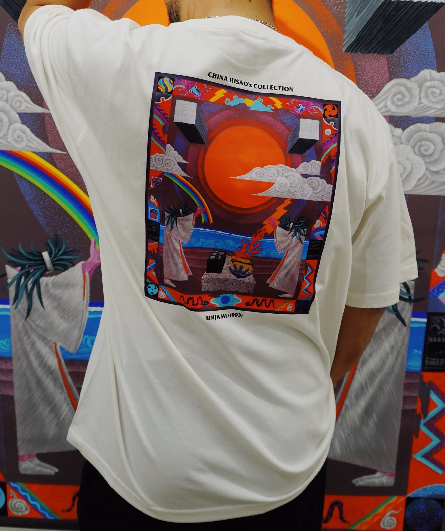 HONNO PARK✖︎知名久夫“UNJAMI”BACK PRINT S/S Tee