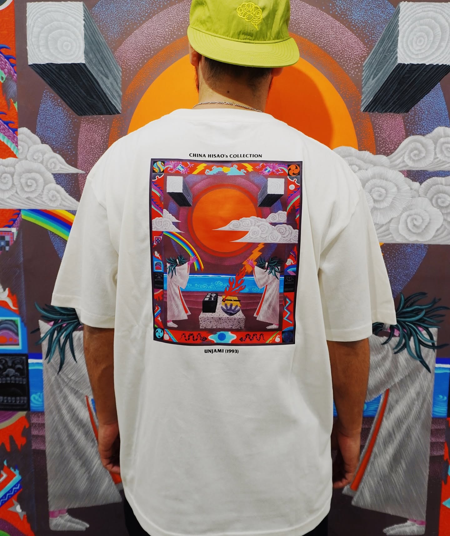 HONNO PARK✖︎知名久夫“UNJAMI”BACK PRINT S/S Tee