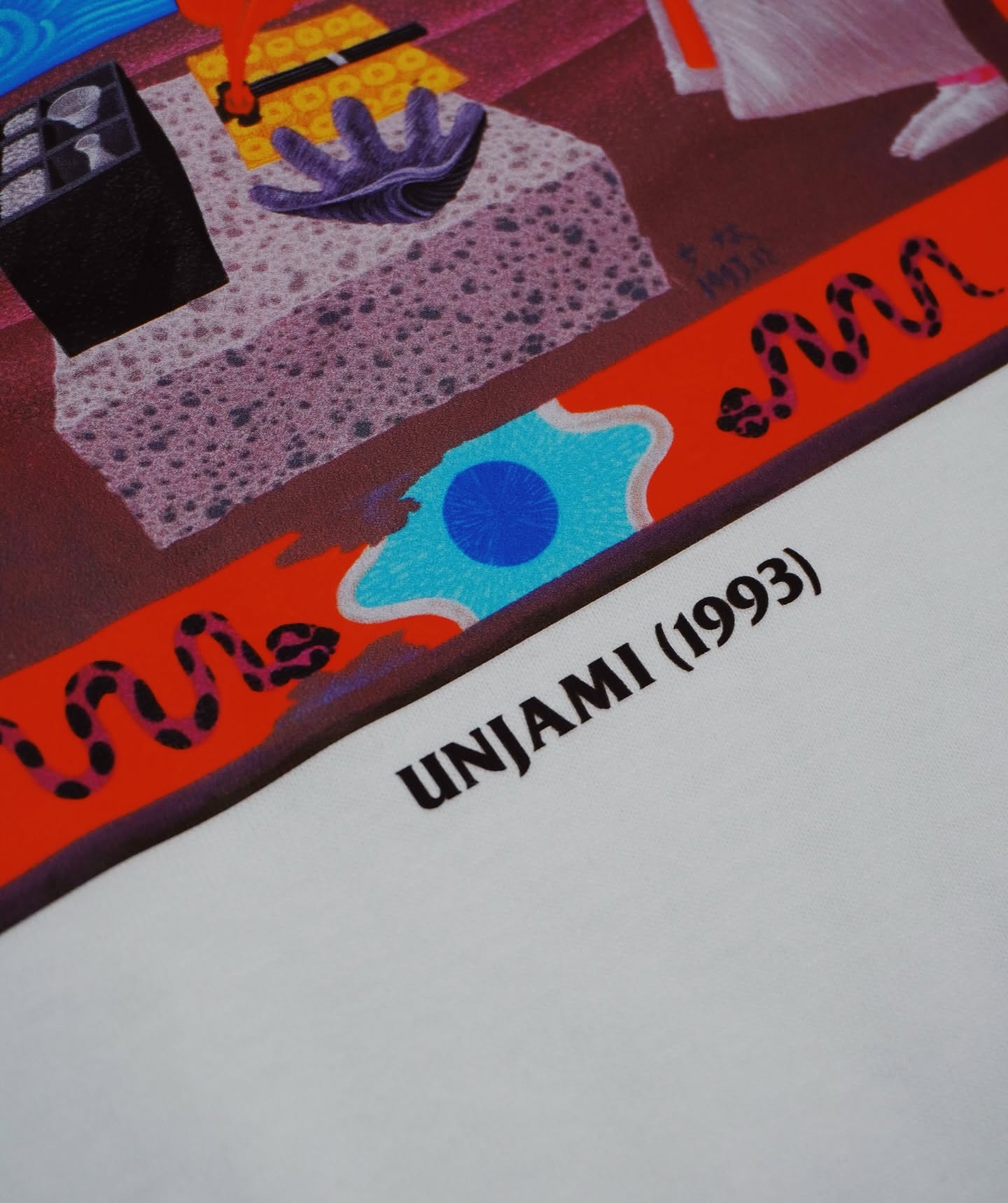 HONNO PARK✖︎知名久夫“UNJAMI”BACK PRINT S/S Tee