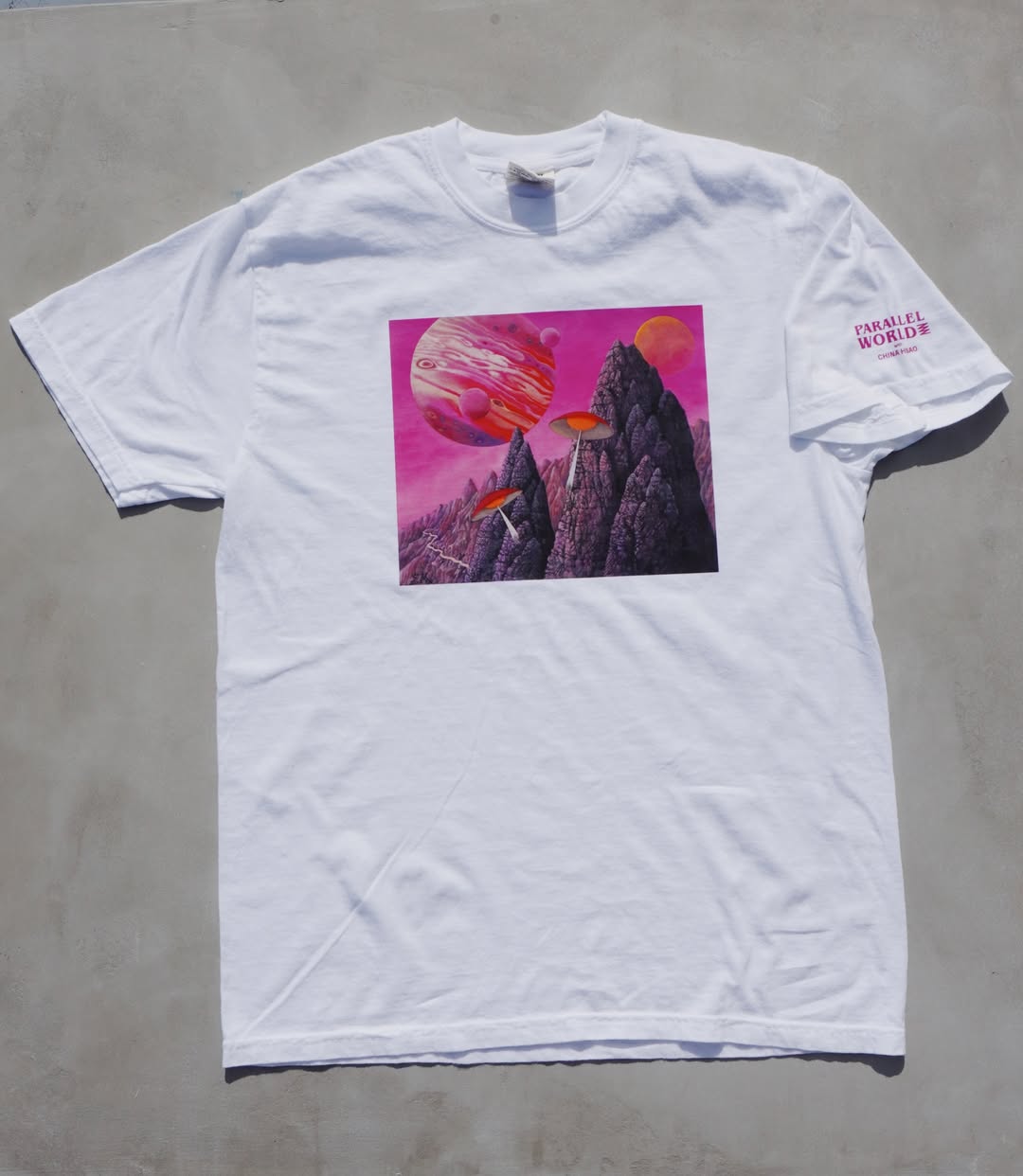 HONNO PARK✖︎知名久夫“地球外”BIG PRINT S/S Tee