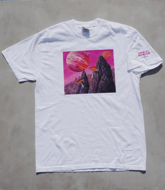 HONNO PARK✖︎知名久夫“地球外”BIG PRINT S/S Tee