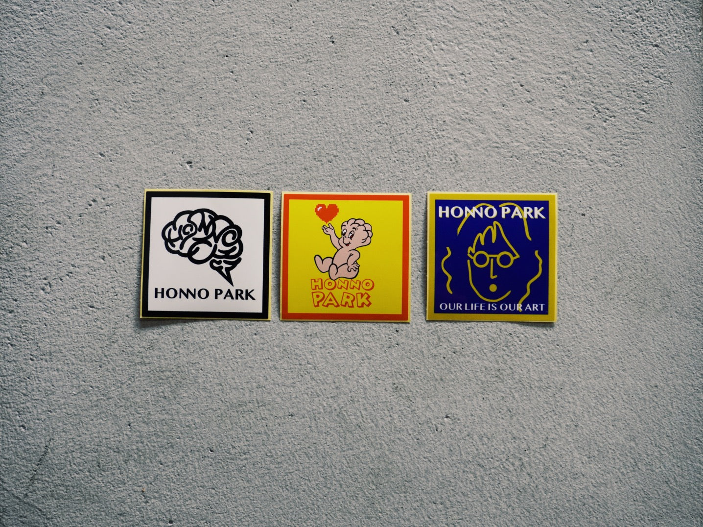 Honno HONNO PARK オリジナルステッカーセット