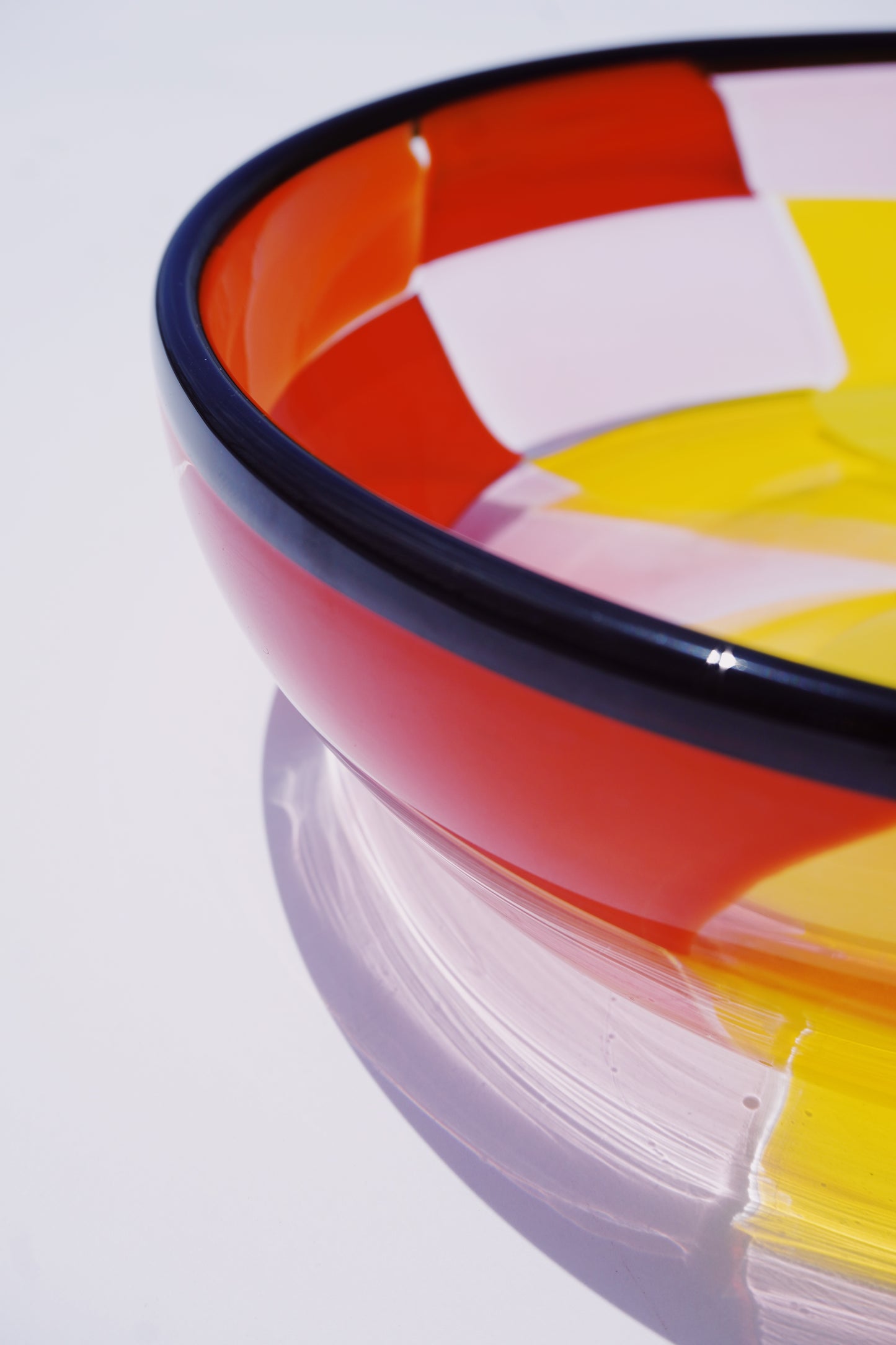 Mitchell Noah-R/Y/O CHECKER BOWL(GLASS)
