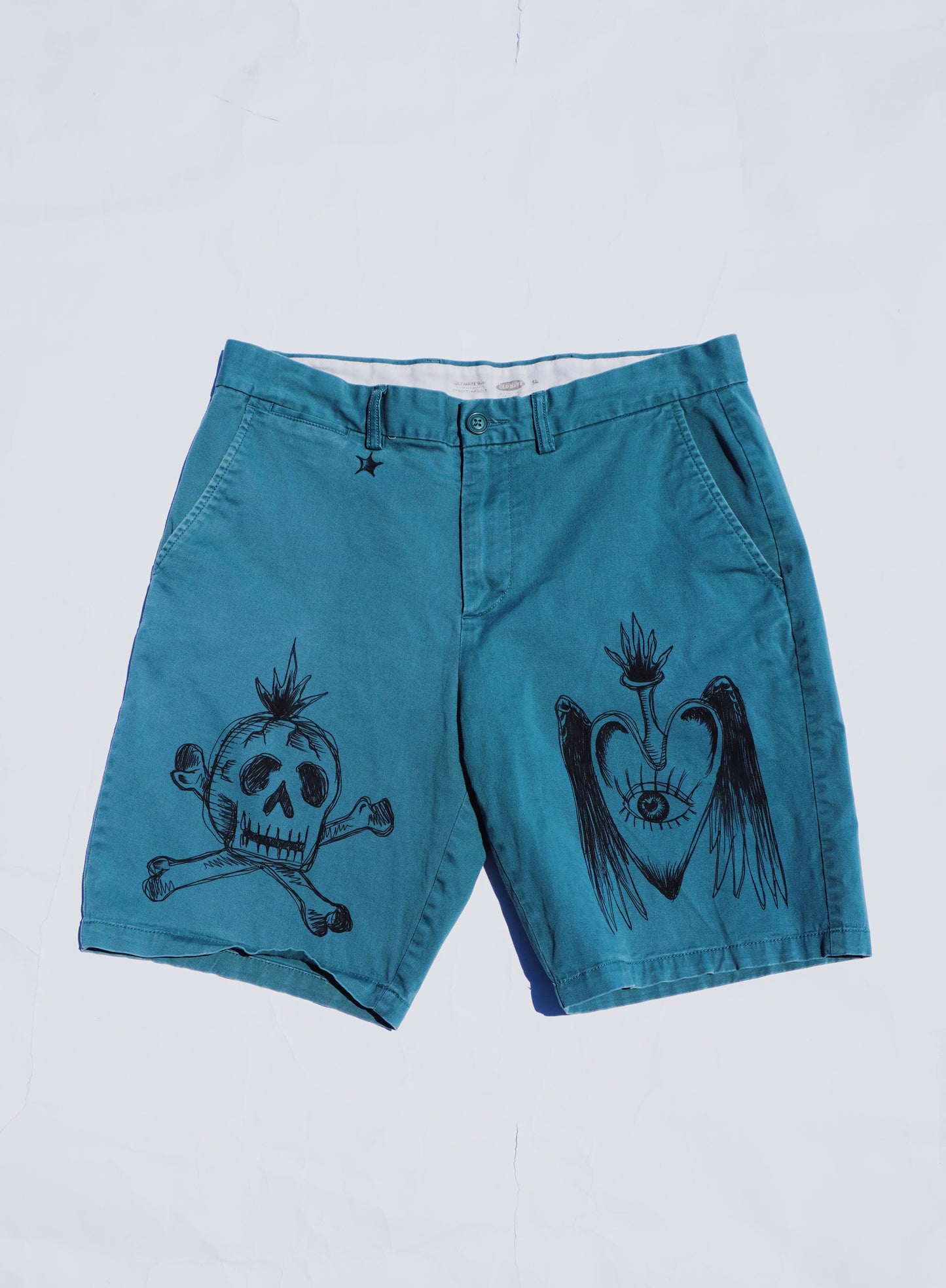 SANSEI“SKUL &HEART”SHORT PANTS