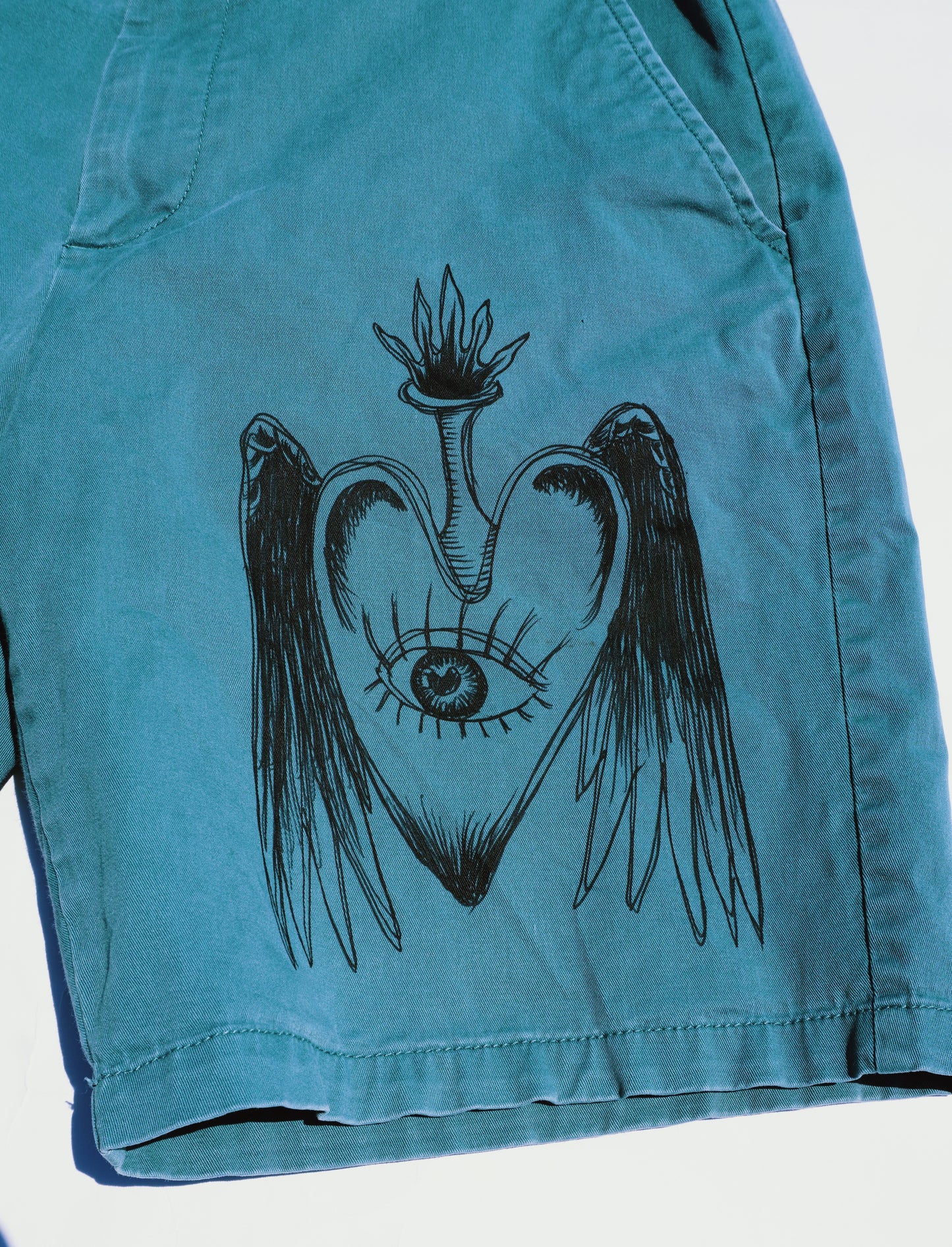 SANSEI“SKUL &HEART”SHORT PANTS