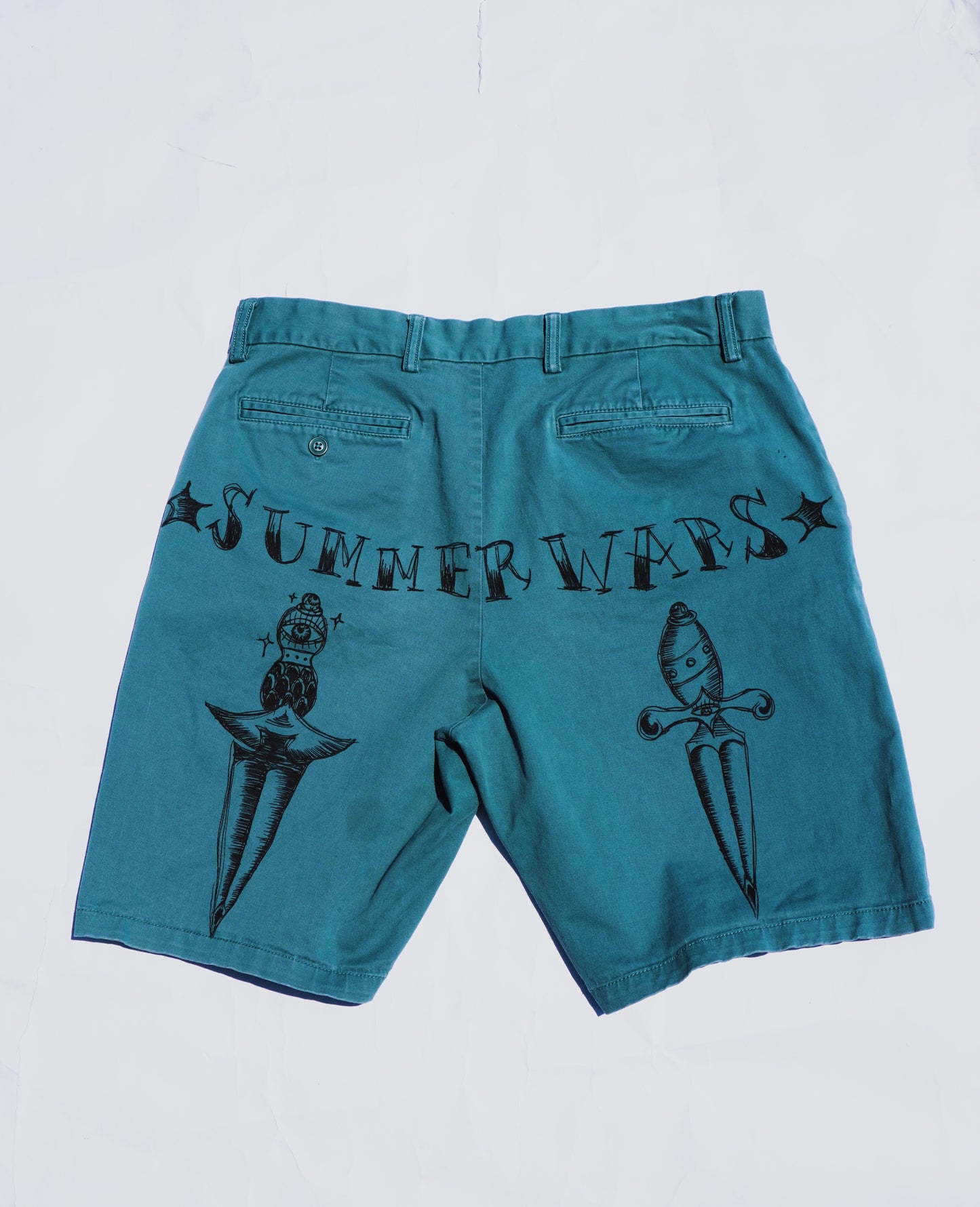 SANSEI“SKUL &HEART”SHORT PANTS