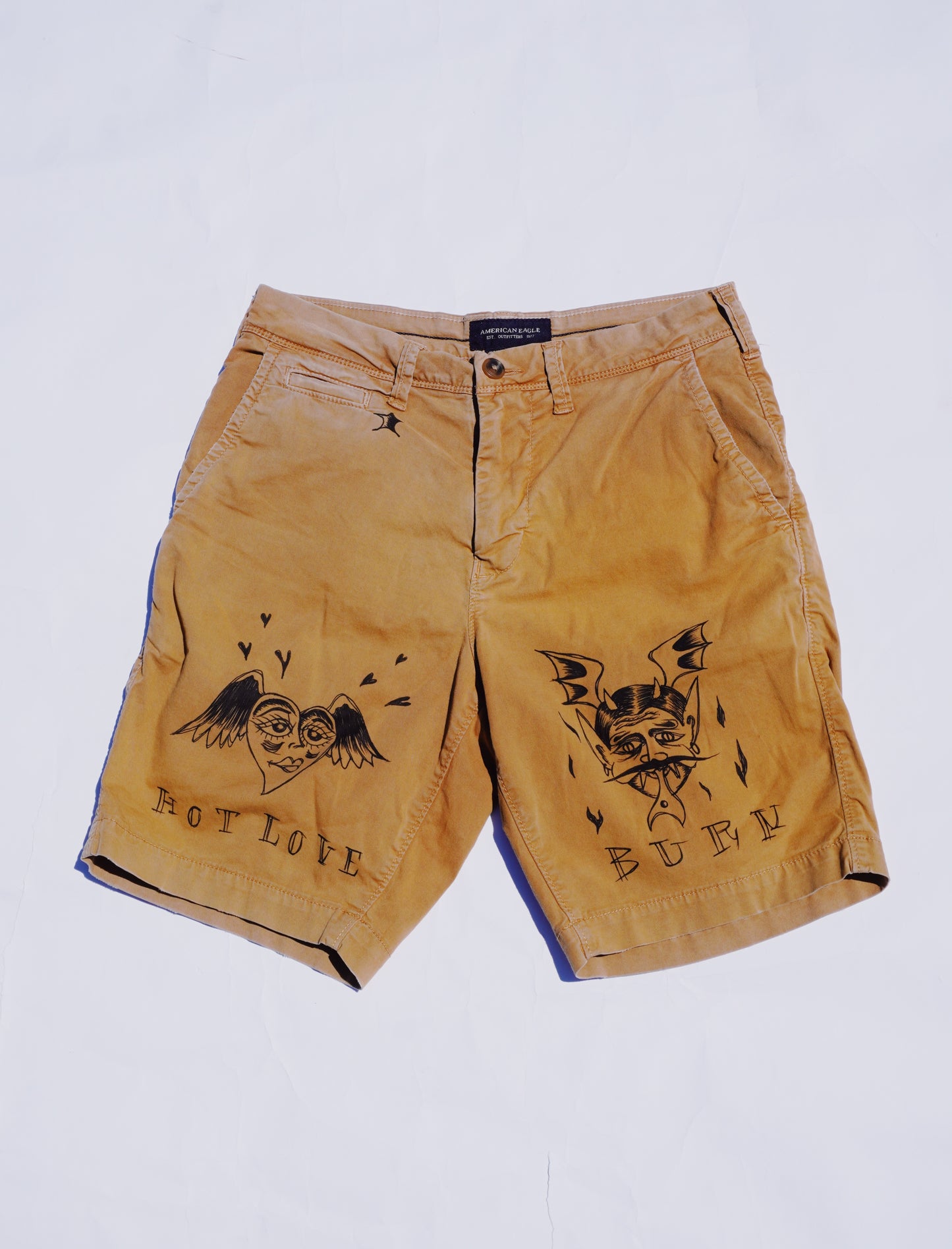 SANSEI“HOT LOVE BURN”SHORT PANTS
