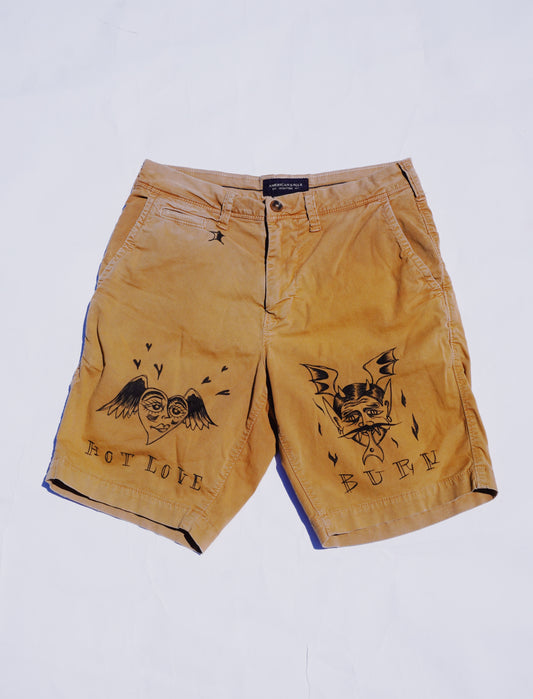 SANSEI“HOT LOVE BURN”SHORT PANTS