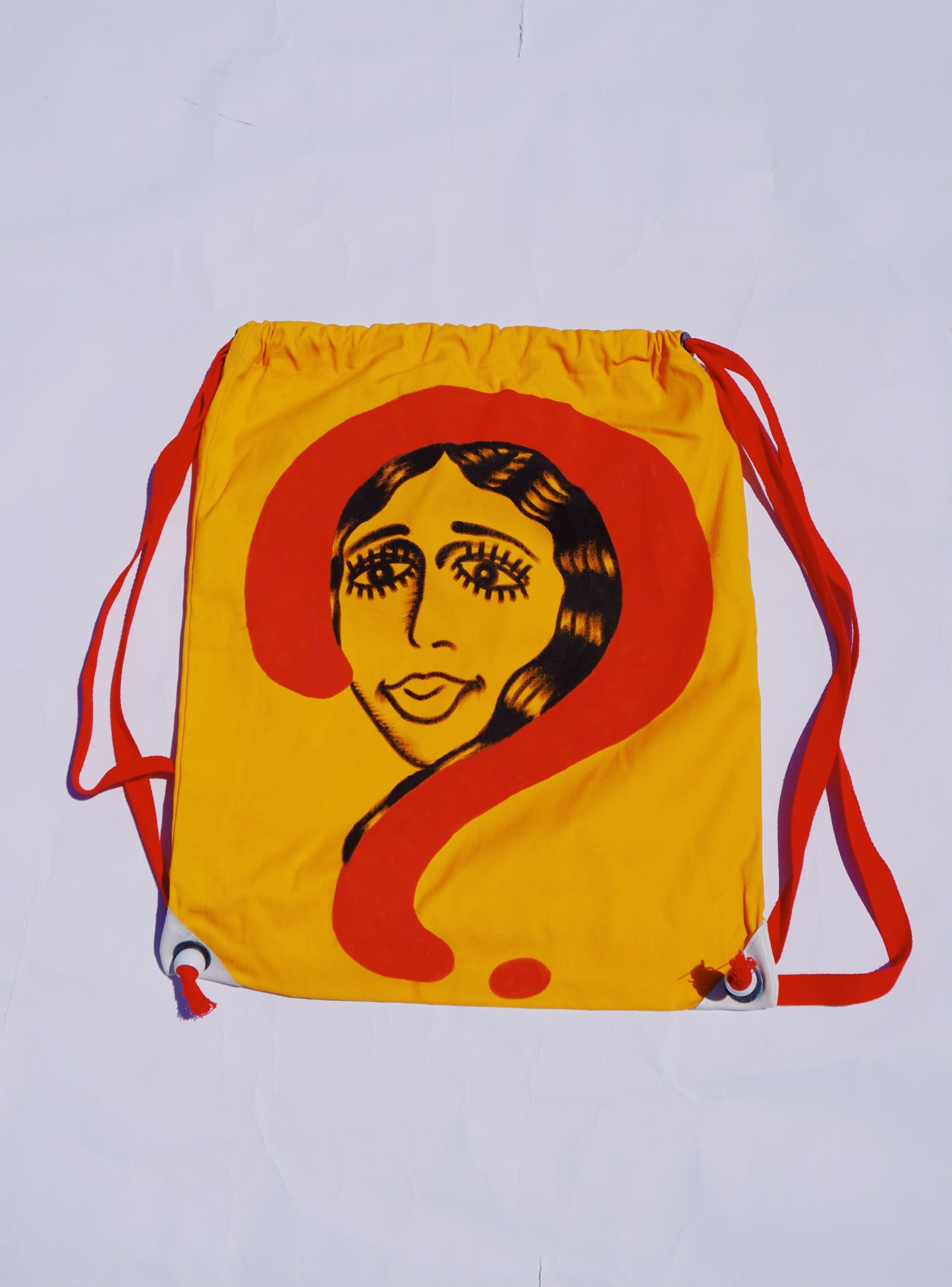 SANSEI“QUESTION”HANDPAINT KNAPSACK