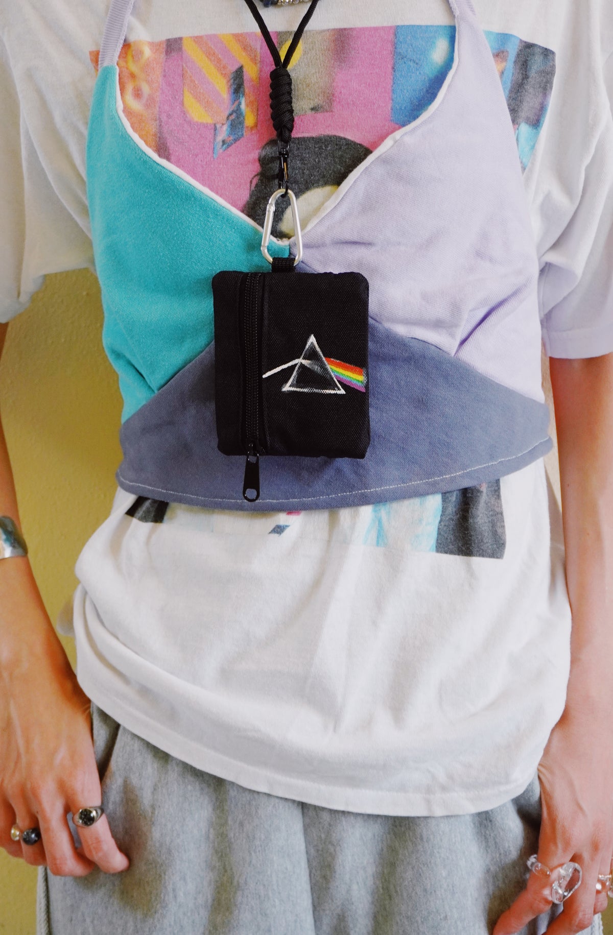 Danson“MADNESS OK PINK” RAKUGAKI mini POUCH