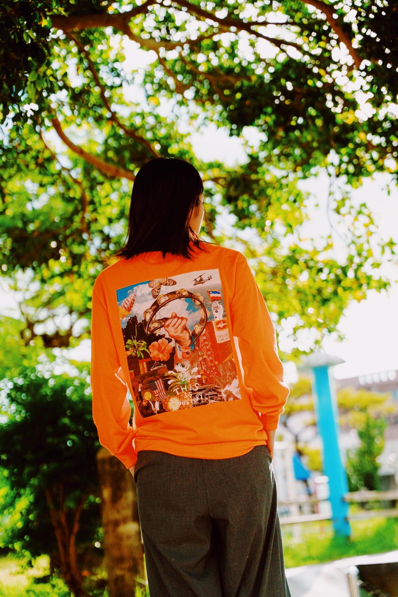 HISTORY L/S Tee (SUNNY ORANGE)