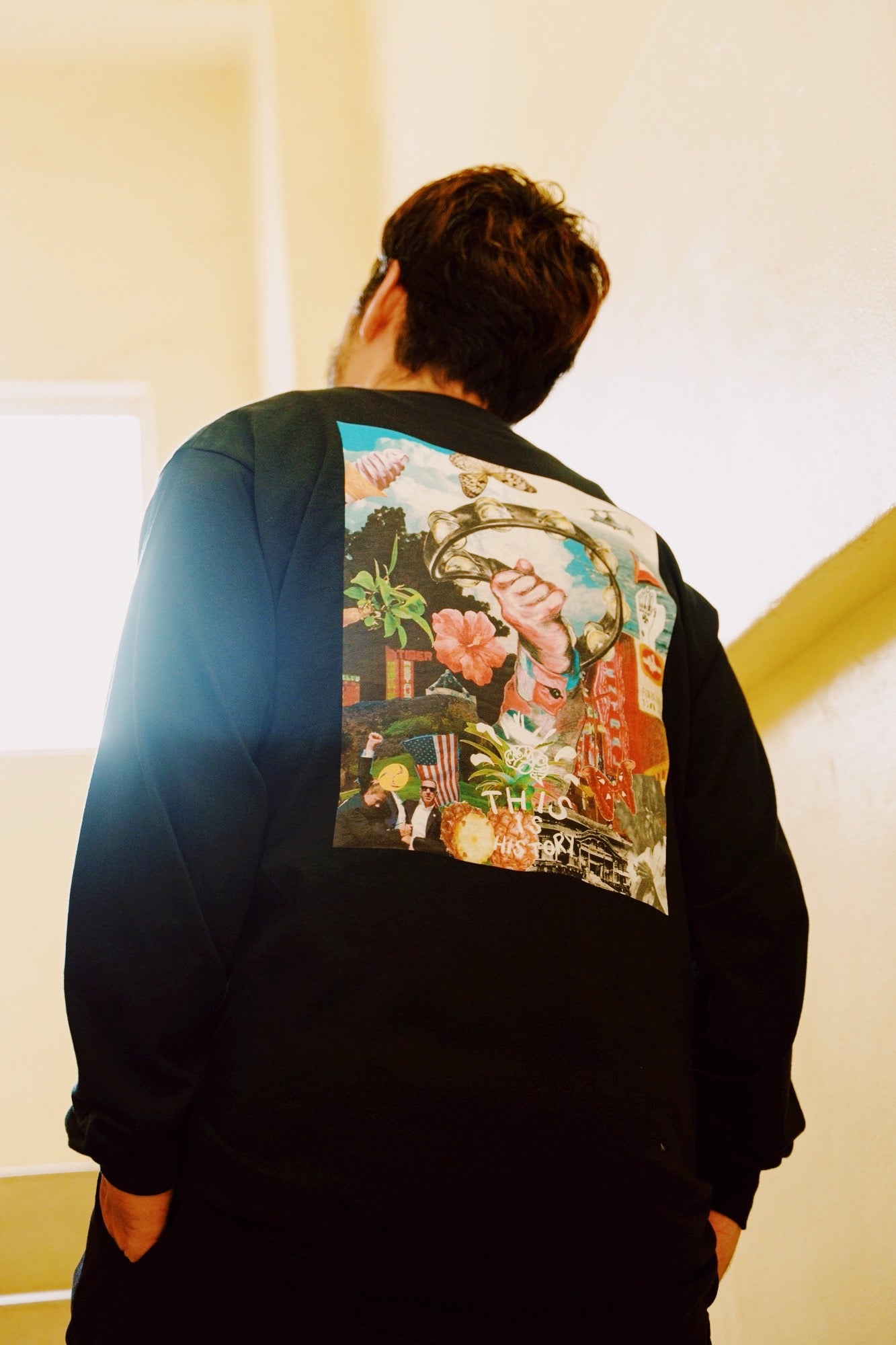 HISTORY L/S Tee(BLACK)