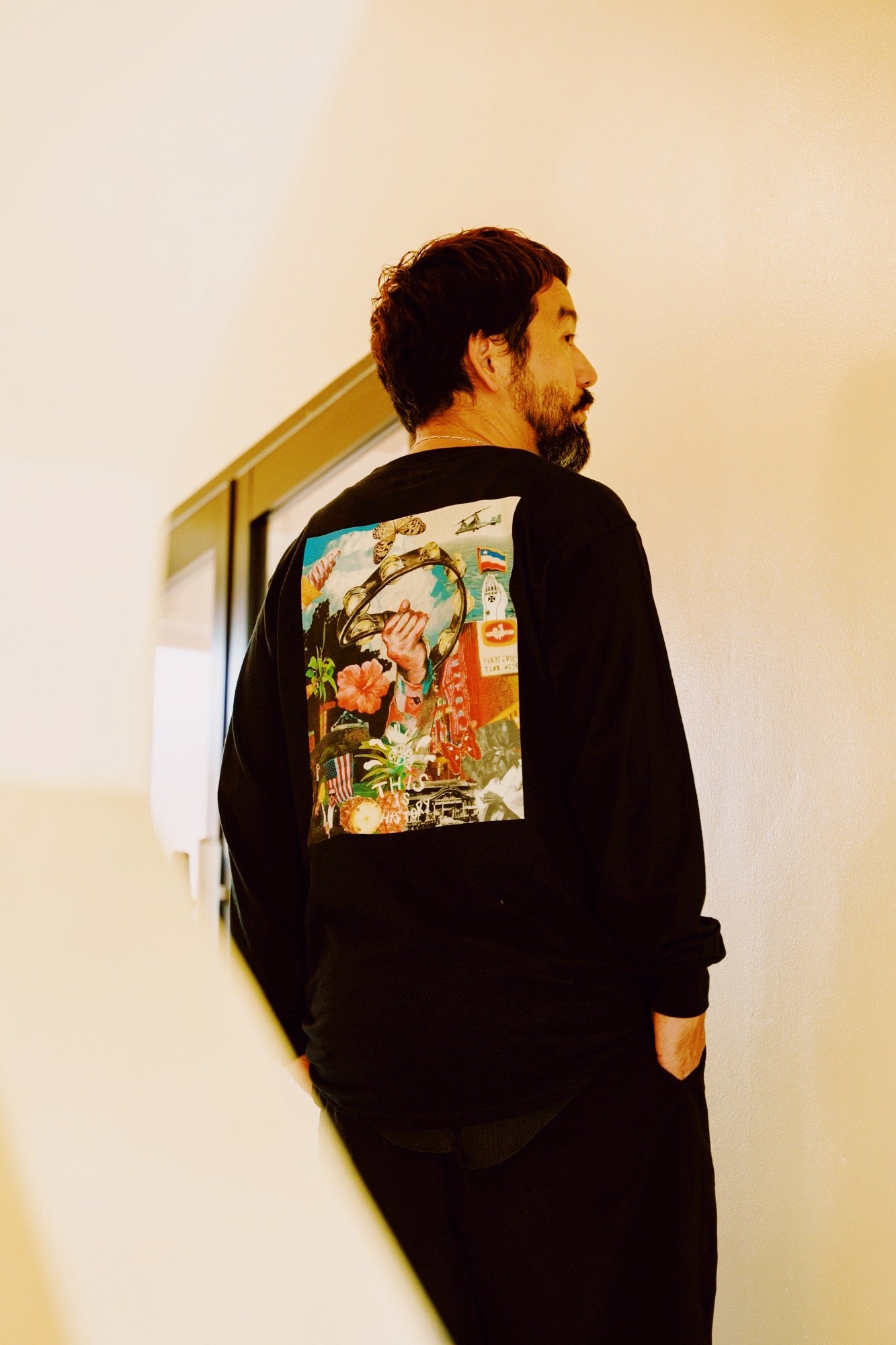 HISTORY L/S Tee(BLACK)