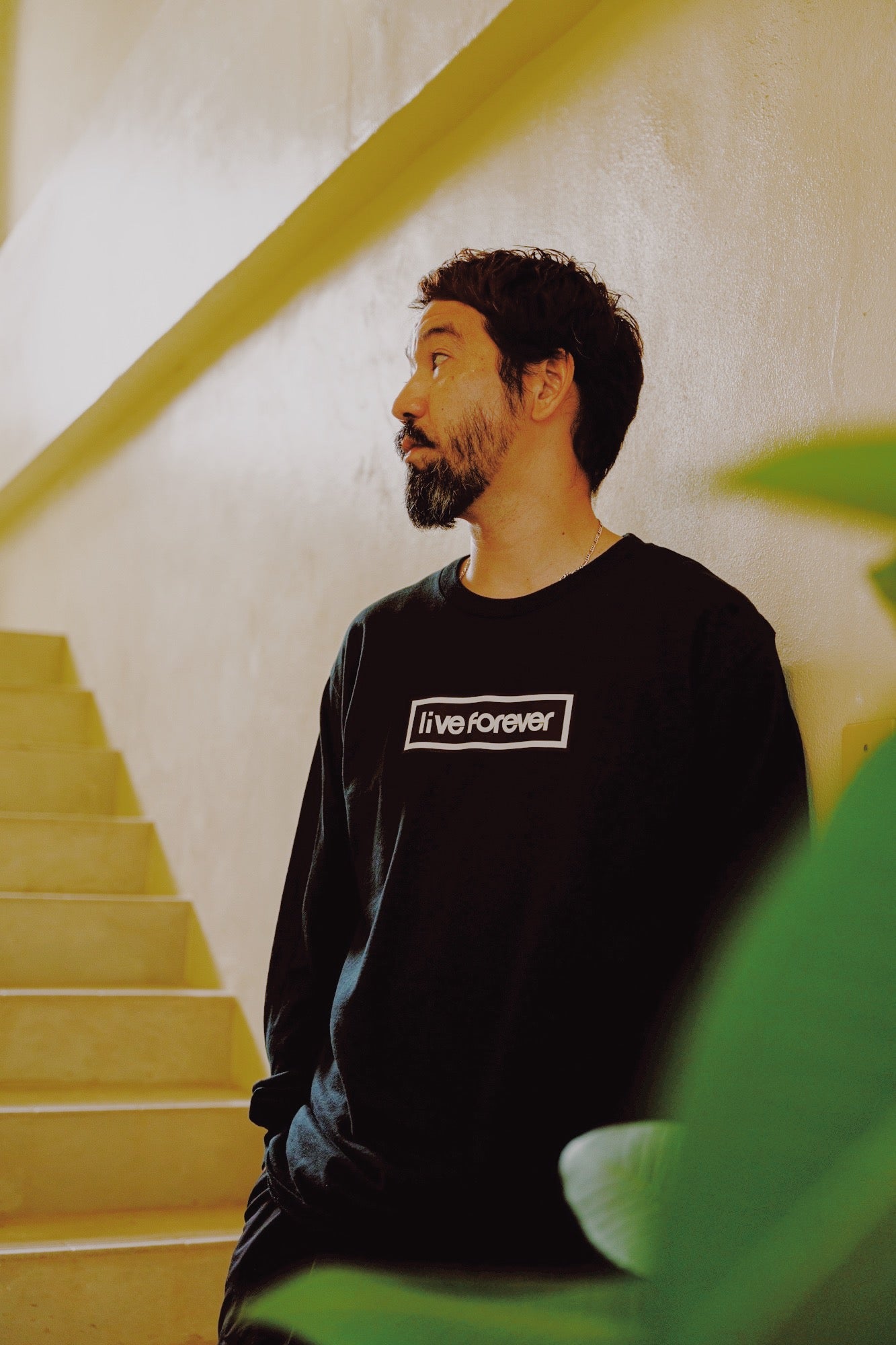 HISTORY L/S Tee(BLACK)